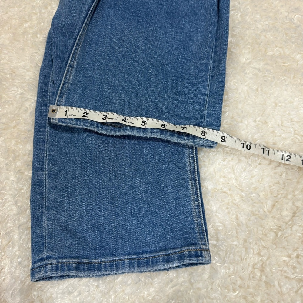 Flying Monkey Jeans Distressed High Rise Medium Wash Straight Leg Size 29 X 32 - Picture 8 of 11
